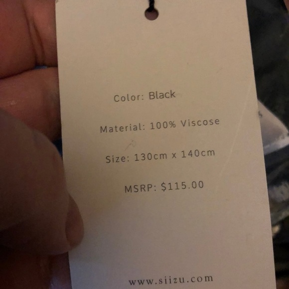 Siizu Multicolor Poncho - Picture 6 of 7